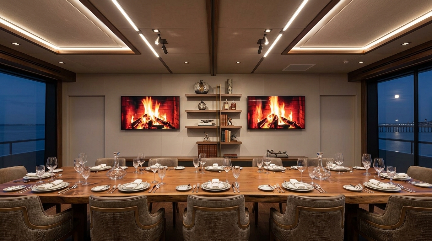 The Rex Seaside Steakhouse private event dining room