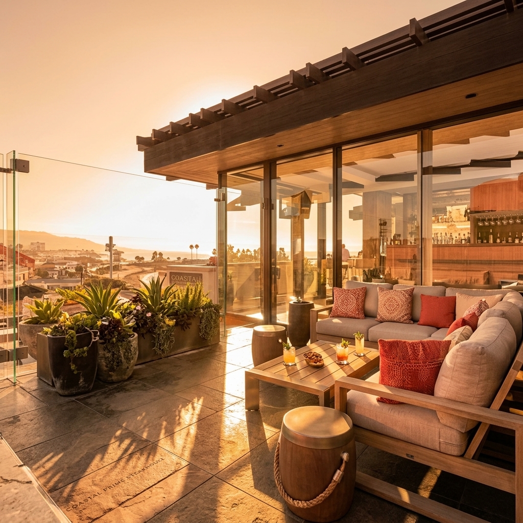 Sky Dining Room sunset balcony terrace